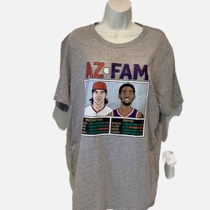 Canvas T-shirt.  “AZ FAM”.  Size L, lightly used.